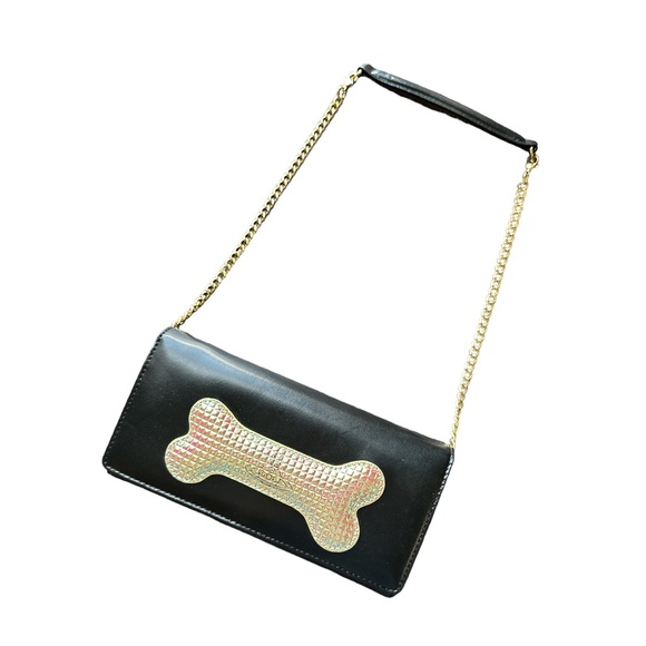 💥SOLD💥Vivienne Westwood Iridescent Dino Bone Long Chain Wallet - Picture 3 of 10